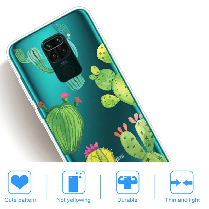 Skal För Xiaomi Redmi Note 9 Kaktus Akvarell