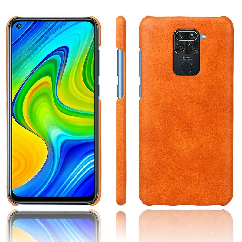 Skal För Xiaomi Redmi Note 9 Ksq Lädereffekt