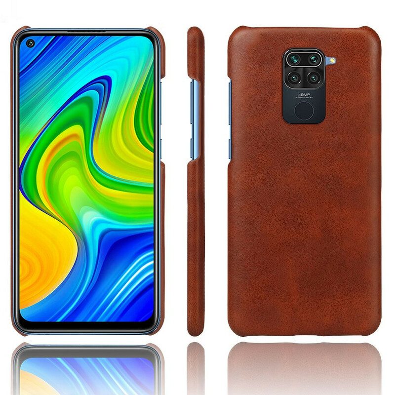 Skal För Xiaomi Redmi Note 9 Ksq Lädereffekt