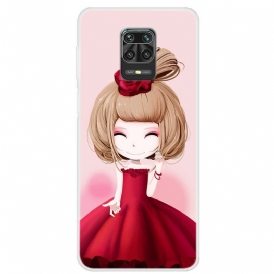 Skal För Xiaomi Redmi Note 9S / Note 9 Pro Manga Lady