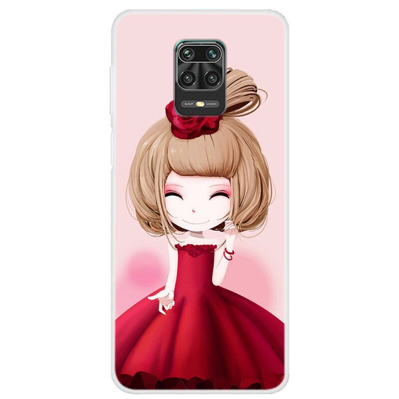 Skal För Xiaomi Redmi Note 9S / Note 9 Pro Manga Lady