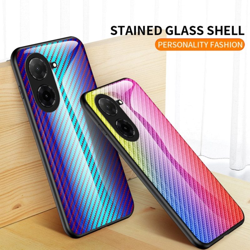 Skal Poco C71 Telefonfodral Kolfiberhärdat Glas