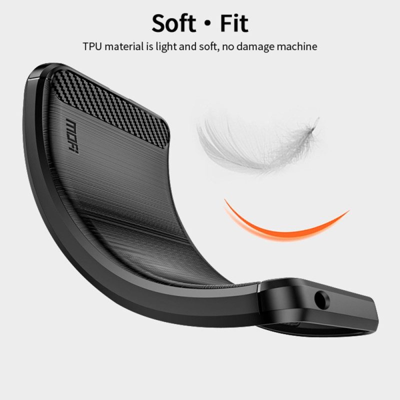 Skal Poco C75 Borstad Kolfiber Mofi