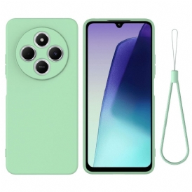 Skal Poco C75 Telefonfodral Flytande Silikonrem