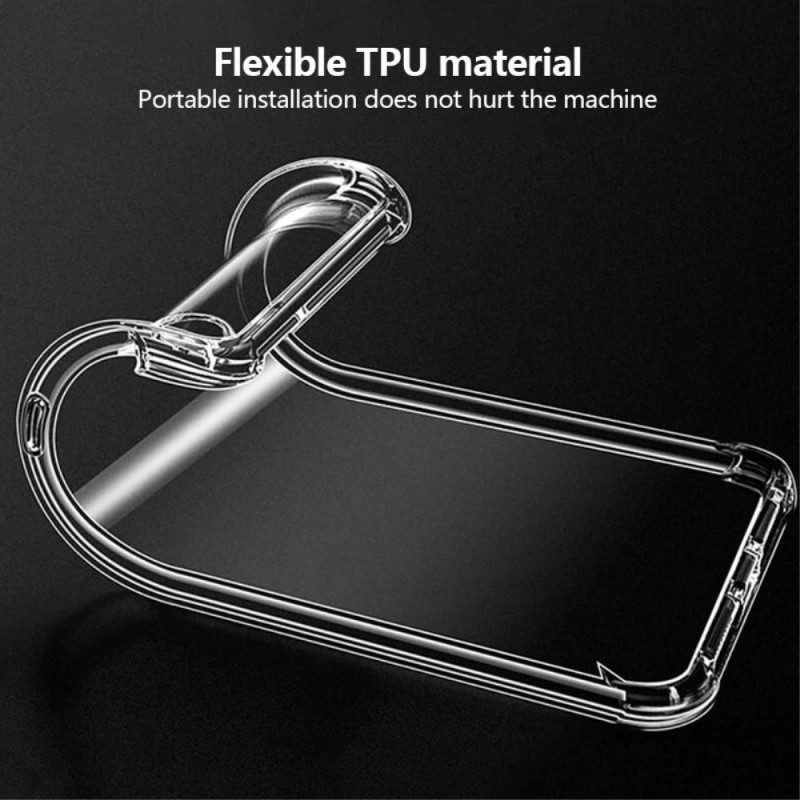Skal Poco X7 5g Telefonfodral Transparent Med Förstärkta Hörn