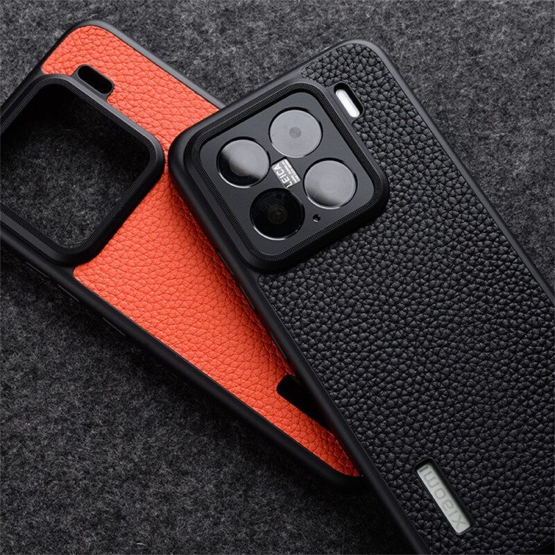 Skal Xiaomi 15 Äkta Läder Melkco