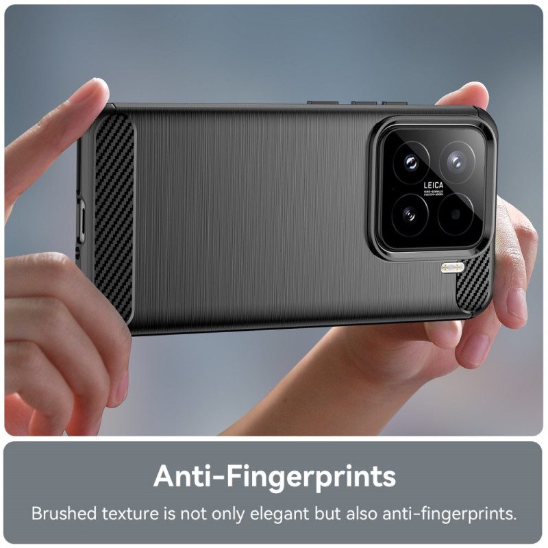 Skal Xiaomi 15 Borstad Kolfiber