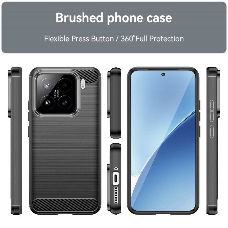Skal Xiaomi 15 Borstad Kolfiber