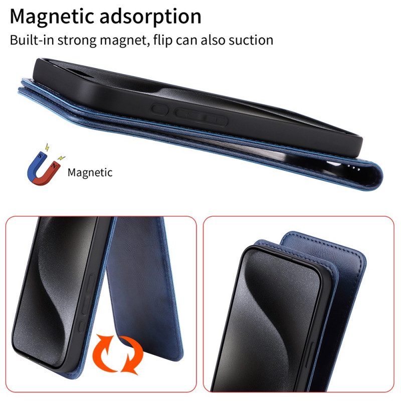 Skal Xiaomi 15 Magnetiskt Vertikalt Fällbart Fodral