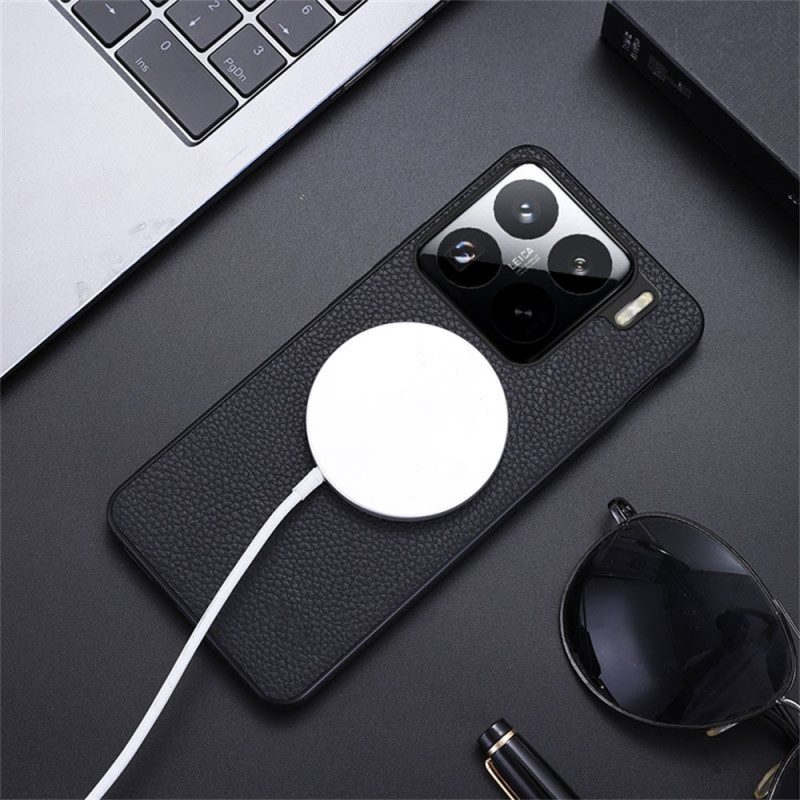 Skal Xiaomi 15 Magsafe-kompatibel Texturerad Konstläder