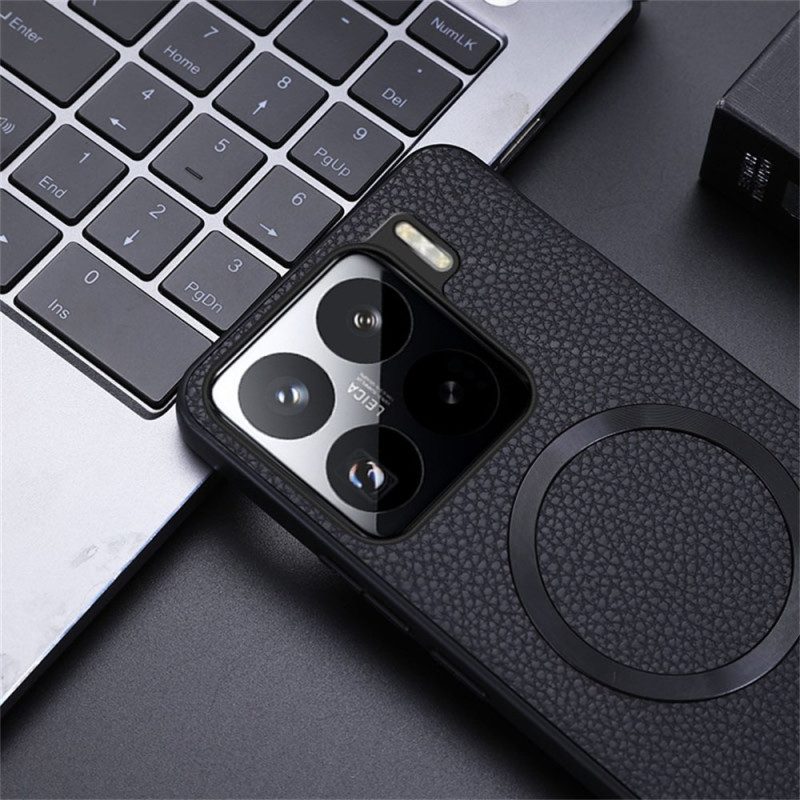 Skal Xiaomi 15 Magsafe-kompatibel Texturerad Konstläder