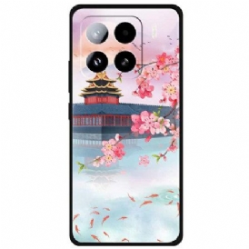 Skal Xiaomi 15 Pro Forntida Torn Och Fisk