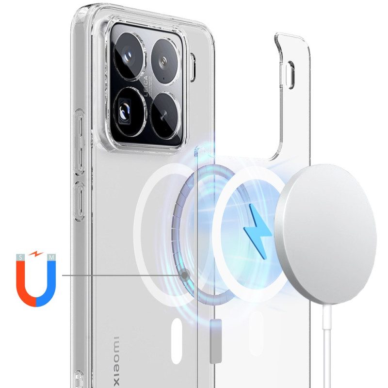 Skal Xiaomi 15 Pro Kompatibel Med Genomskinlig Magsafe