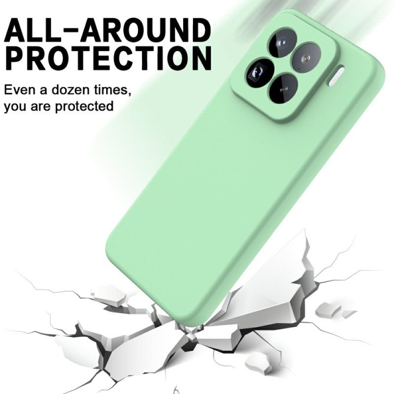 Skal Xiaomi 15 Pro Snodd I Flytande Silikon