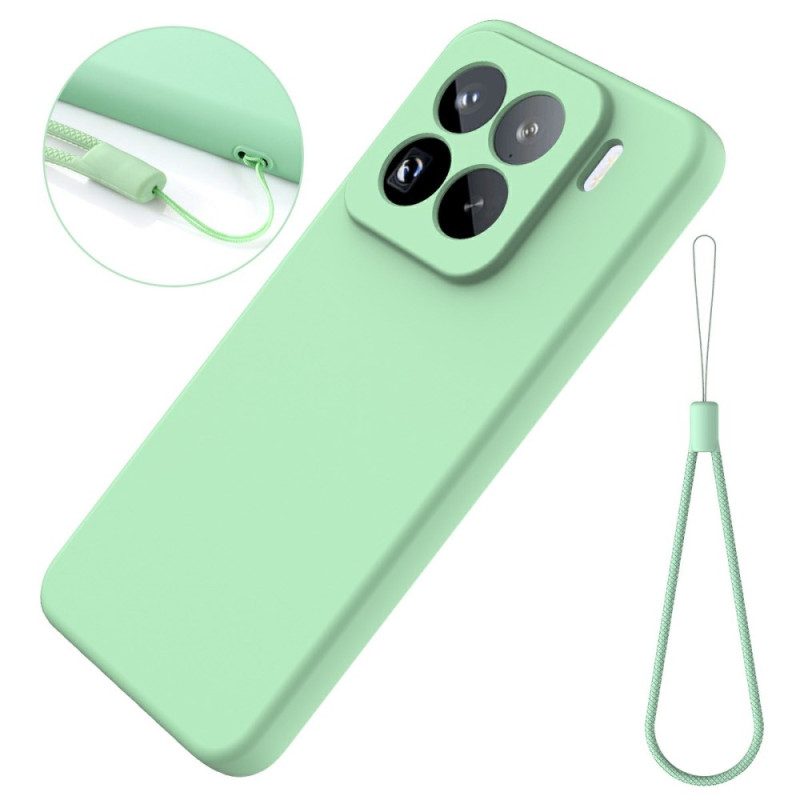 Skal Xiaomi 15 Pro Snodd I Flytande Silikon