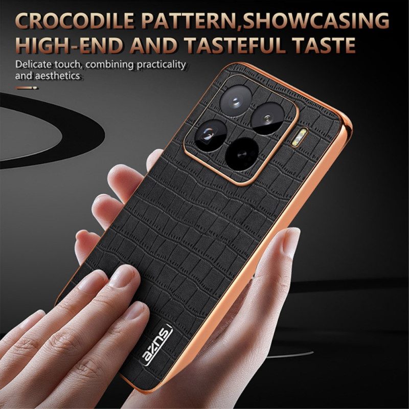Skal Xiaomi 15 Pro Telefonfodral Azns Krokodilstil