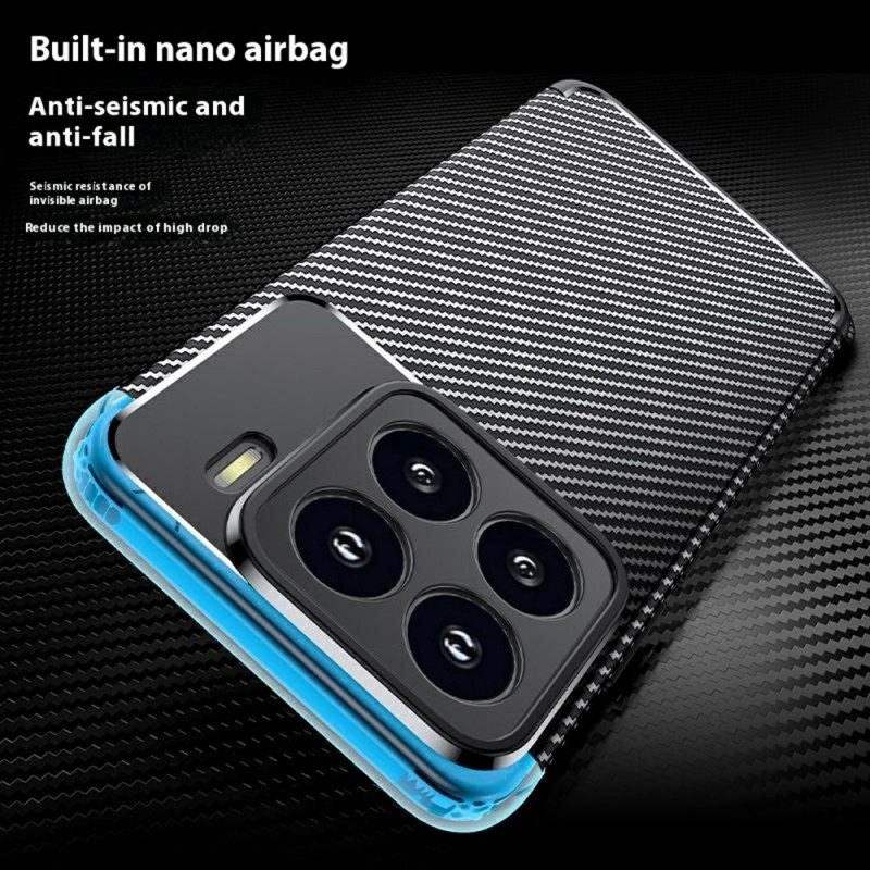 Skal Xiaomi 15 Pro Telefonfodral Flexibel Kolfiber