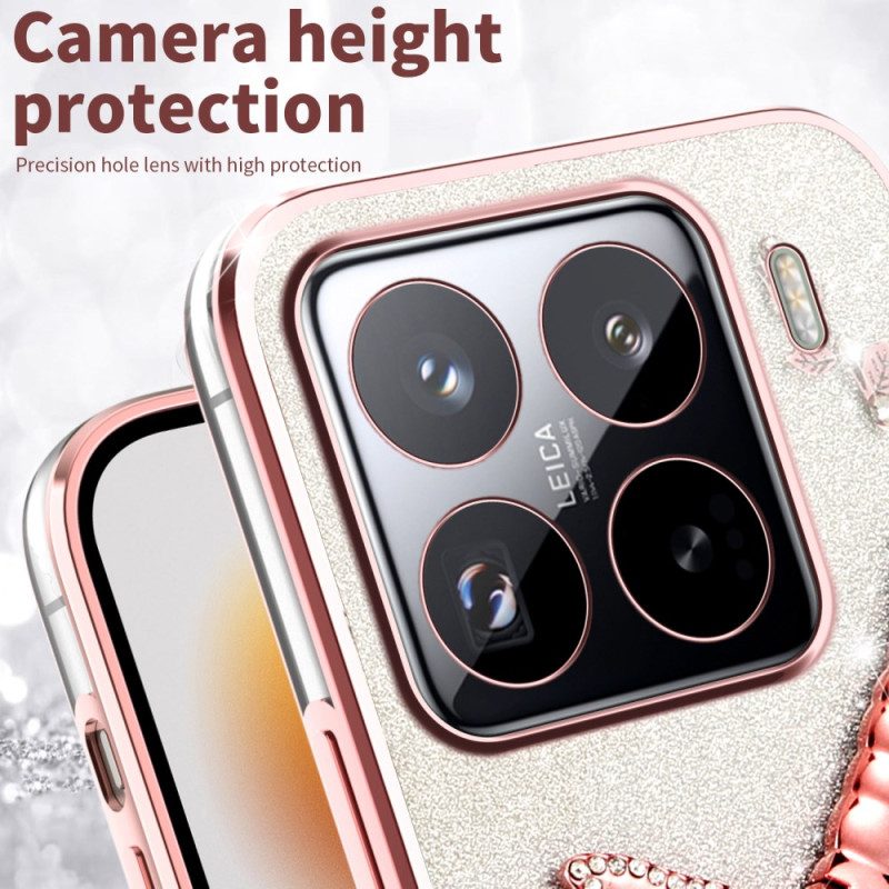 Skal Xiaomi 15 Pro Telefonfodral Kadem-stativ Med Trollslända
