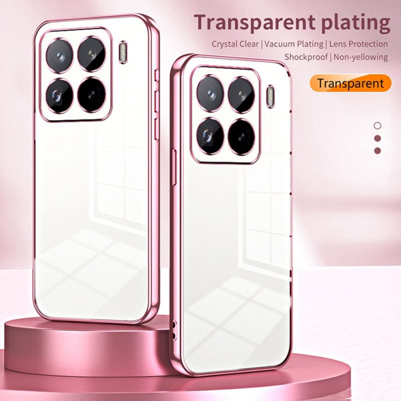 Skal Xiaomi 15 Pro Telefonfodral Metalleffektkant