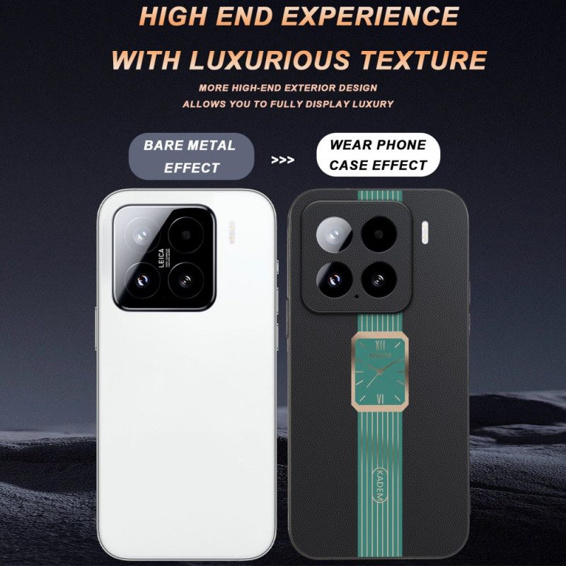Skal Xiaomi 15 Telefonfodral Kadem-klocka