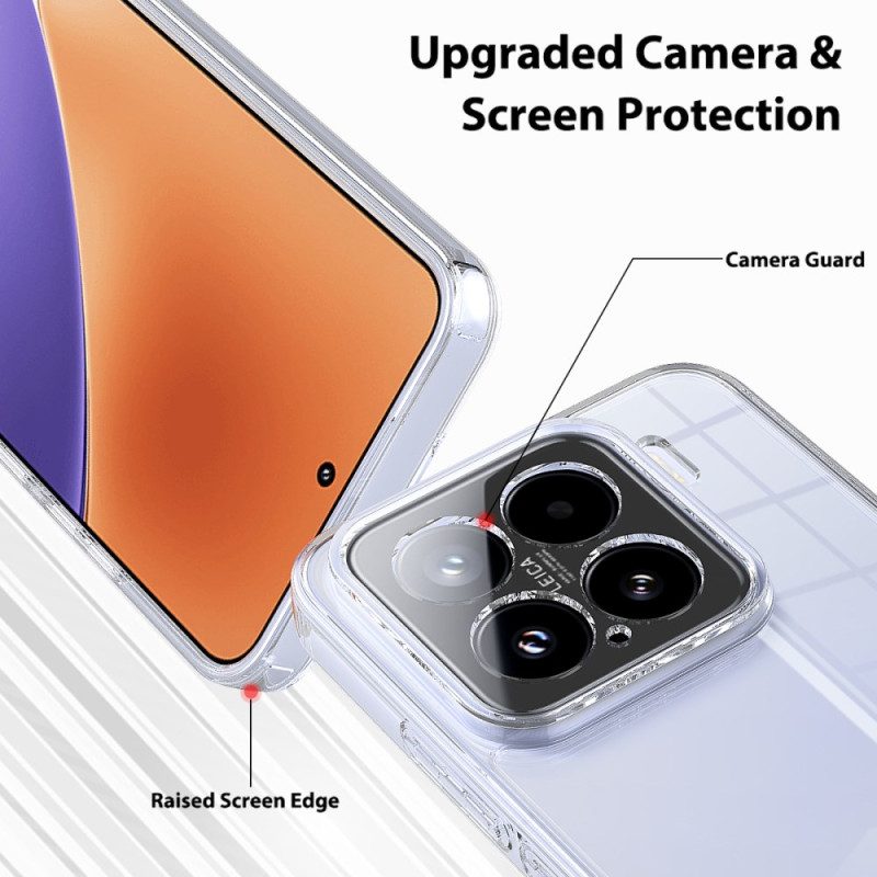 Skal Xiaomi 15 Telefonfodral Stötsäkert Genomskinligt