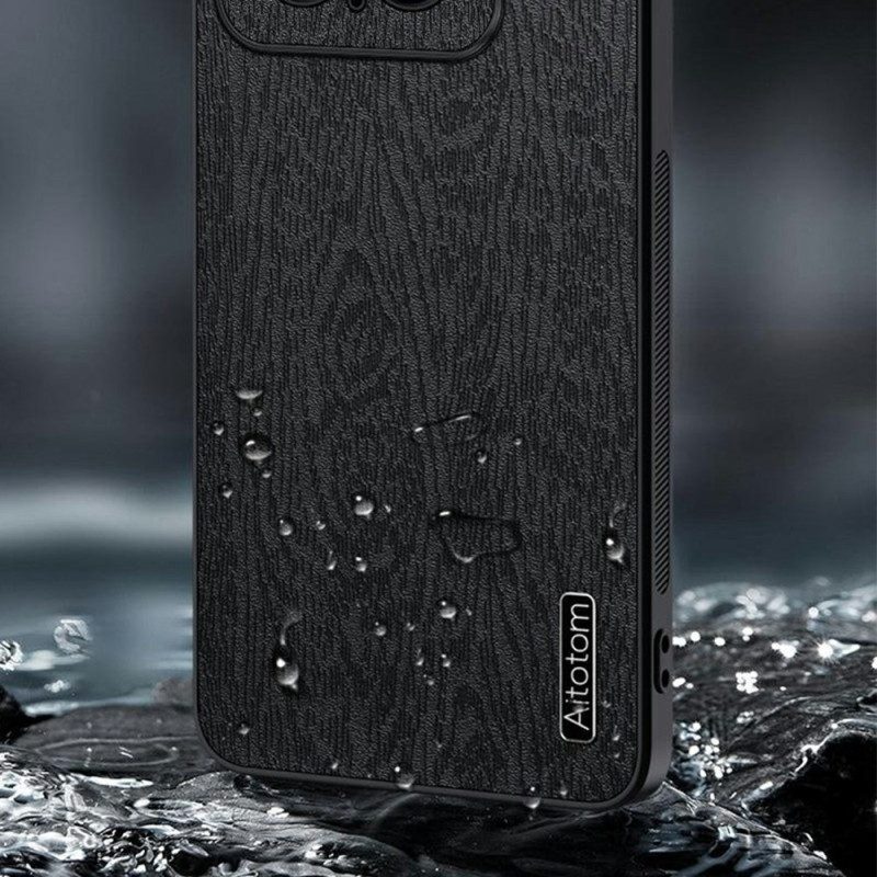 Skal Xiaomi 15 Telefonfodral Träeffekt