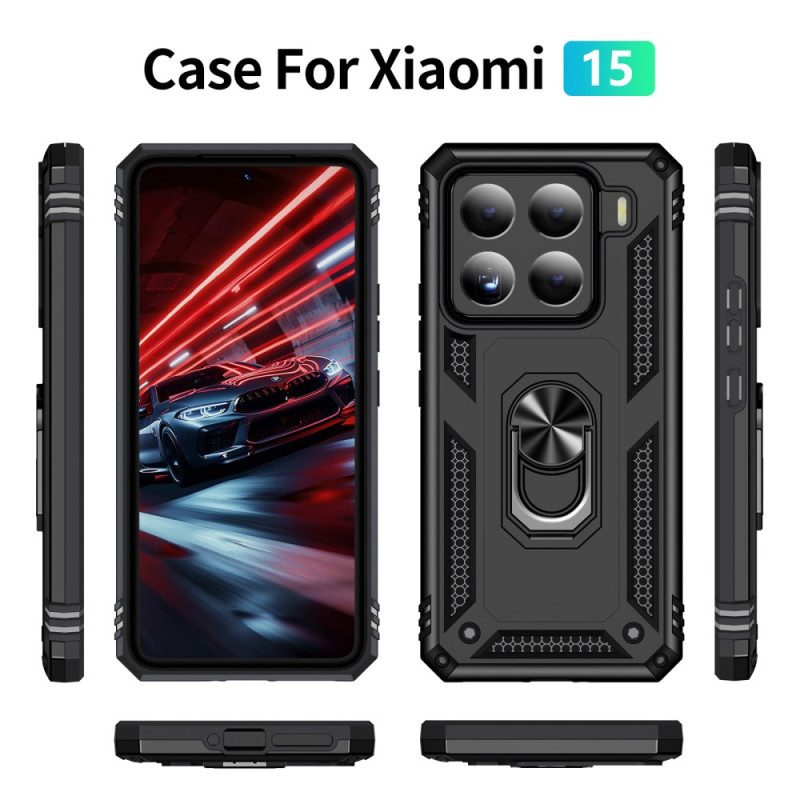 Skal Xiaomi 15 Telefonfodral Ultrahållbart Roterande Stativ