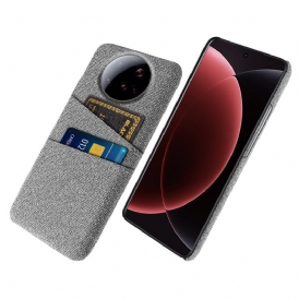 Skal Xiaomi 15 Ultra Dubbel Korthållare I Tyg