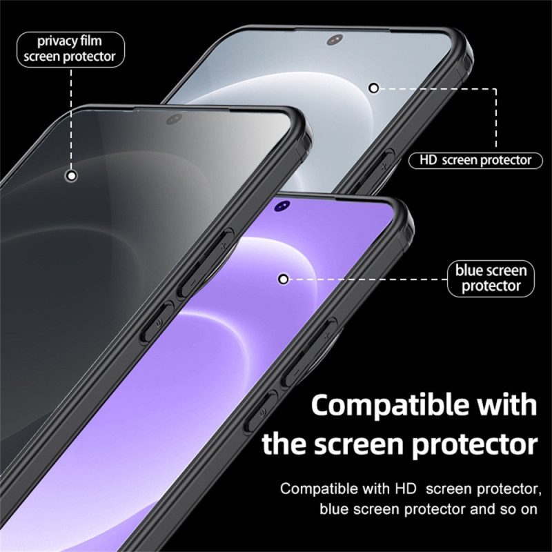 Skal Xiaomi 15 Ultra Genomskinlig Med Krockkuddeskydd
