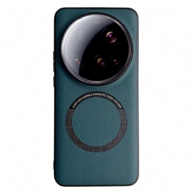 Skal Xiaomi 15 Ultra Telefonfodral Kompatibel Med Magsafe-lädereffekt