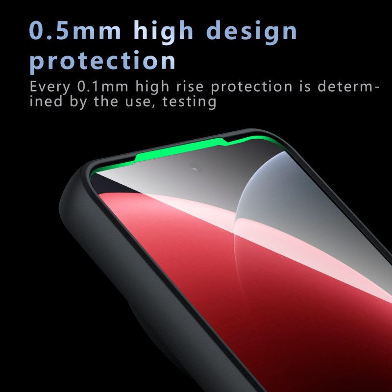 Skal Xiaomi 15 Ultra Telefonfodral Svart Genomskinlig