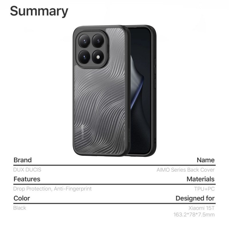 Skal Xiaomi 15t Aimo-serien Dux Ducis