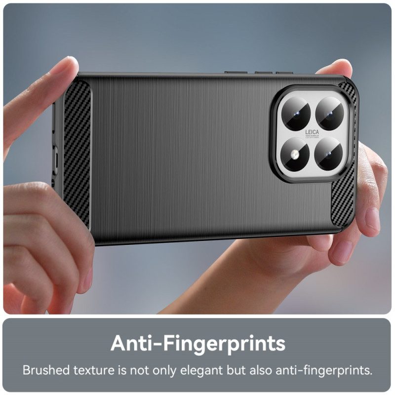 Skal Xiaomi 15t Telefonfodral Borstat Kolfiber
