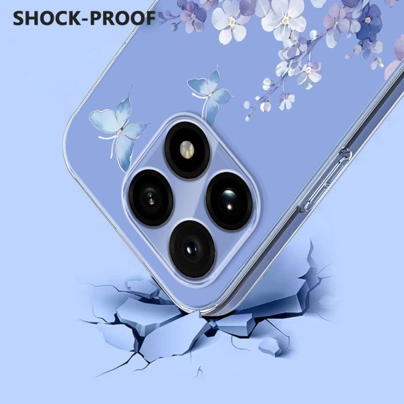 Skal Xiaomi 15t Transparent Blommig