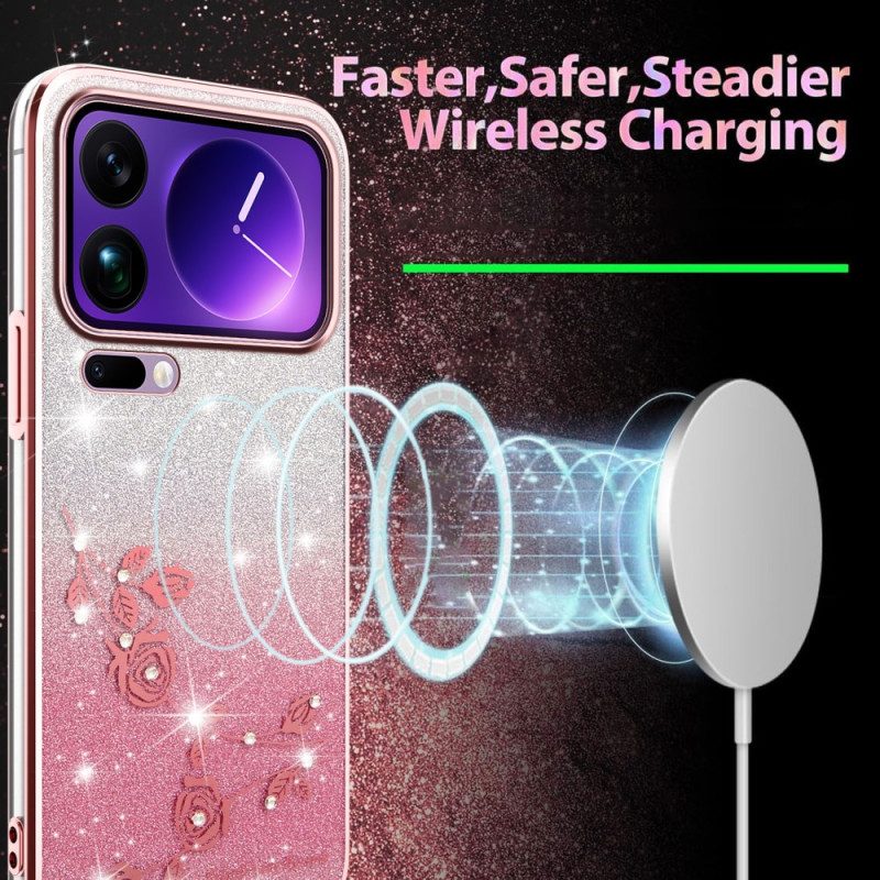 Skal Xiaomi 17 Pro Blommor Och Strass