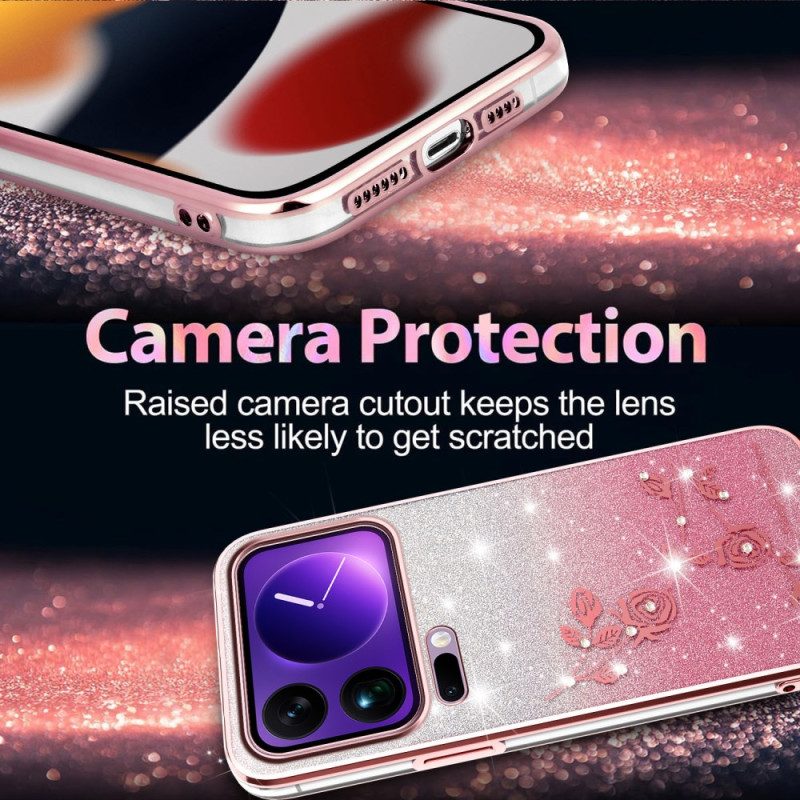 Skal Xiaomi 17 Pro Blommor Och Strass