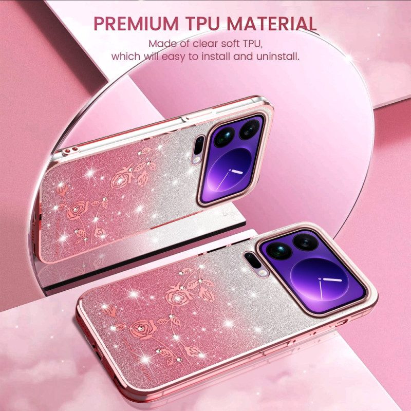 Skal Xiaomi 17 Pro Blommor Och Strass