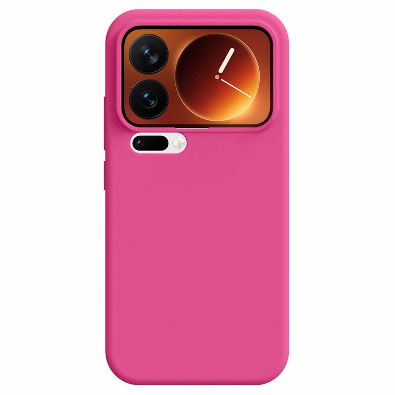 Skal Xiaomi 17 Pro Flytande Silikon Och Förstärkt Skydd