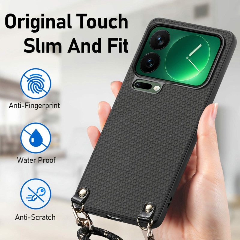 Skal Xiaomi 17 Pro Kolfiberstruktur