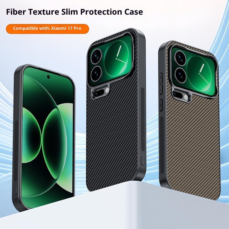 Skal Xiaomi 17 Pro Kolfiberstruktur