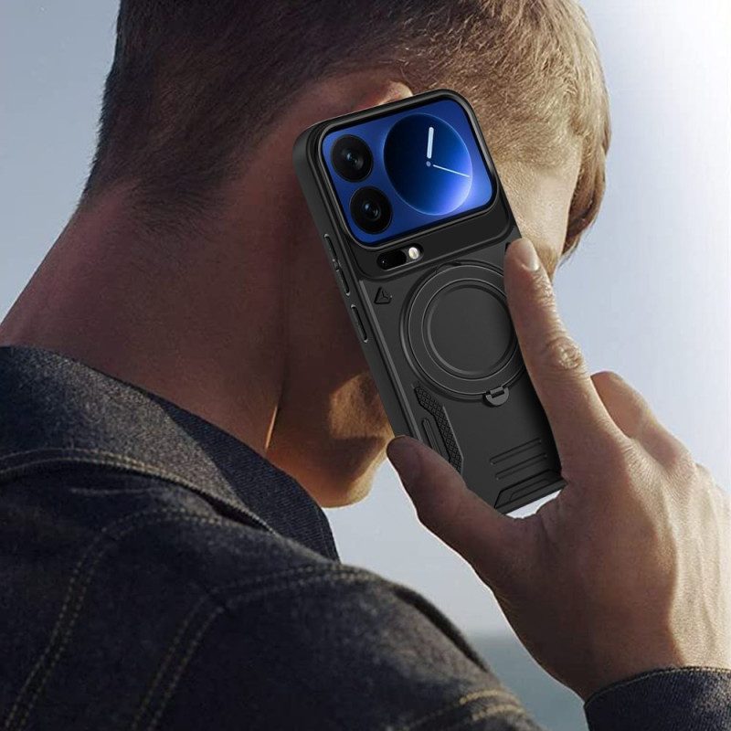 Skal Xiaomi 17 Pro Magnetstängning Med Roterande Stöd