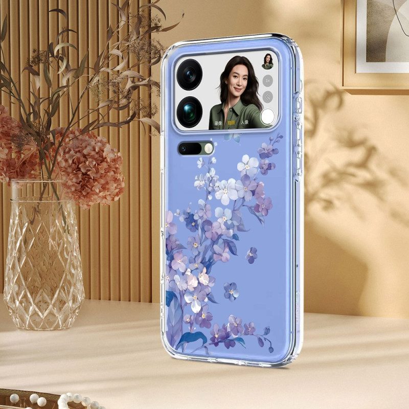 Skal Xiaomi 17 Pro Max Fjärilar Och Blommor