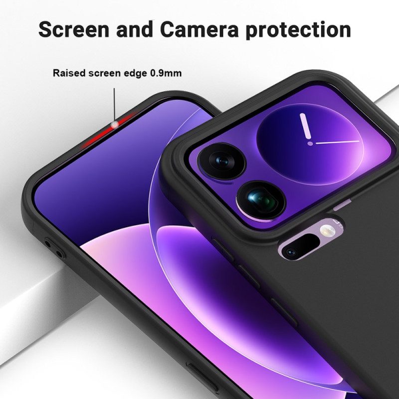 Skal Xiaomi 17 Pro Max Flytande Silikon Med Snodd