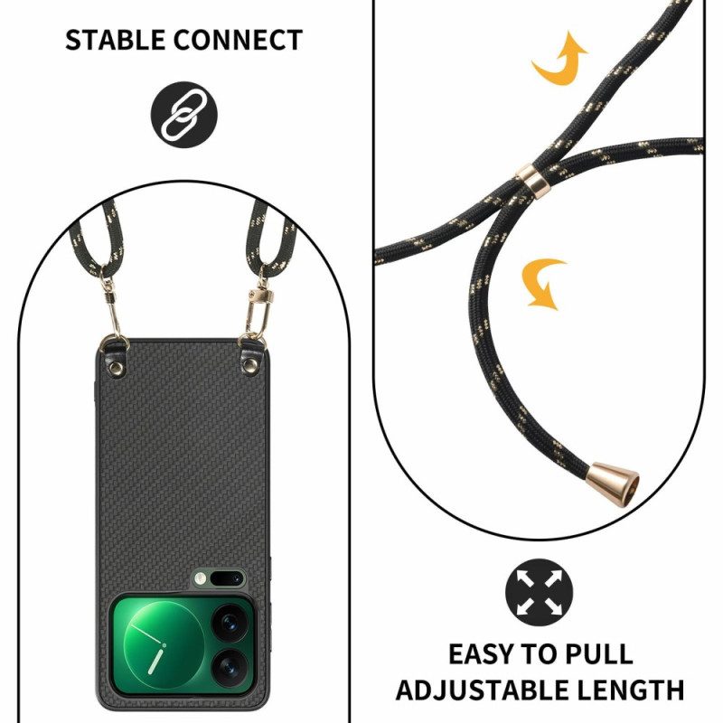 Skal Xiaomi 17 Pro Max Kolfiberstruktur