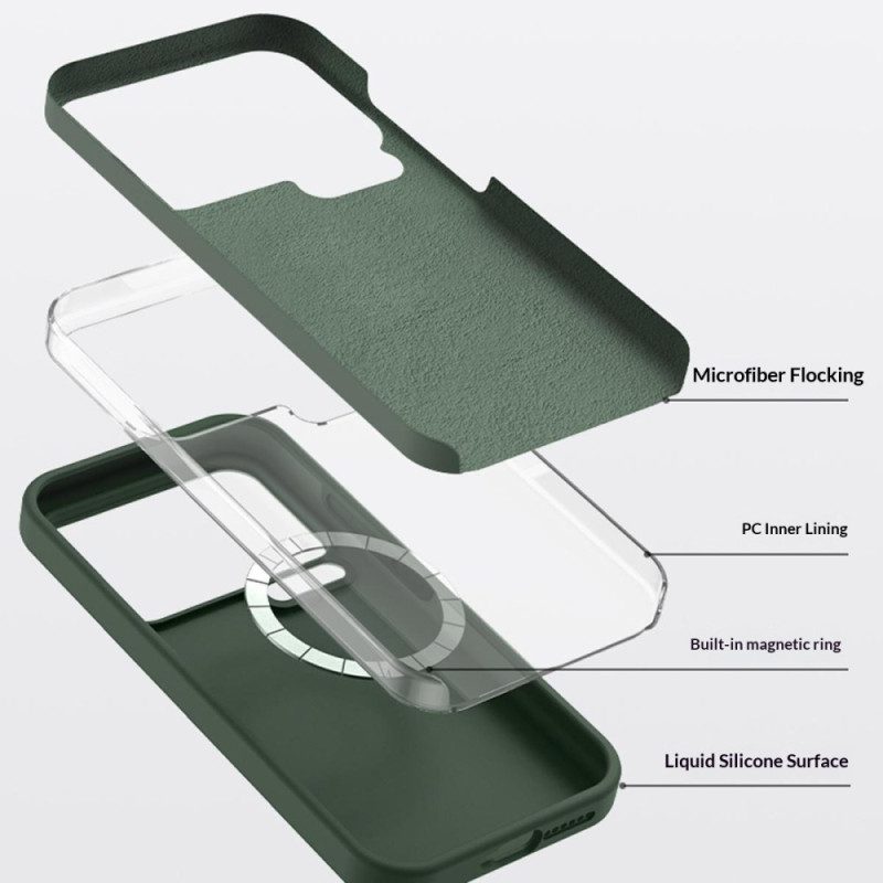 Skal Xiaomi 17 Pro Max Magnetisk Flytande Silikon