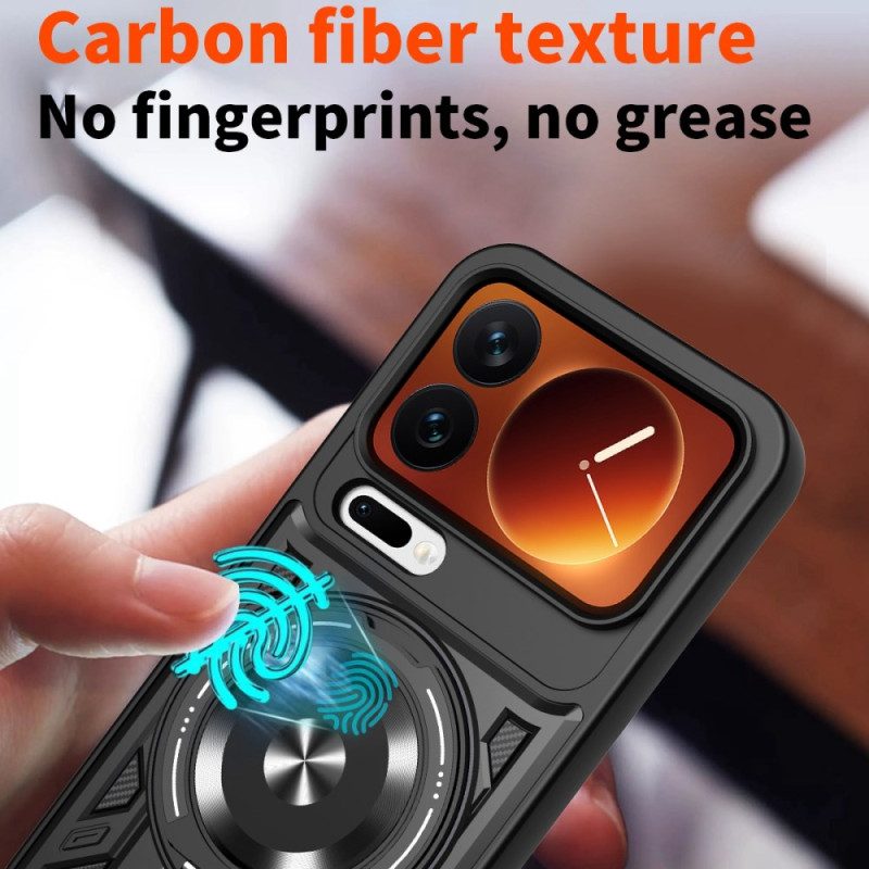 Skal Xiaomi 17 Pro Max Magnetisk Med Roterande Stativ