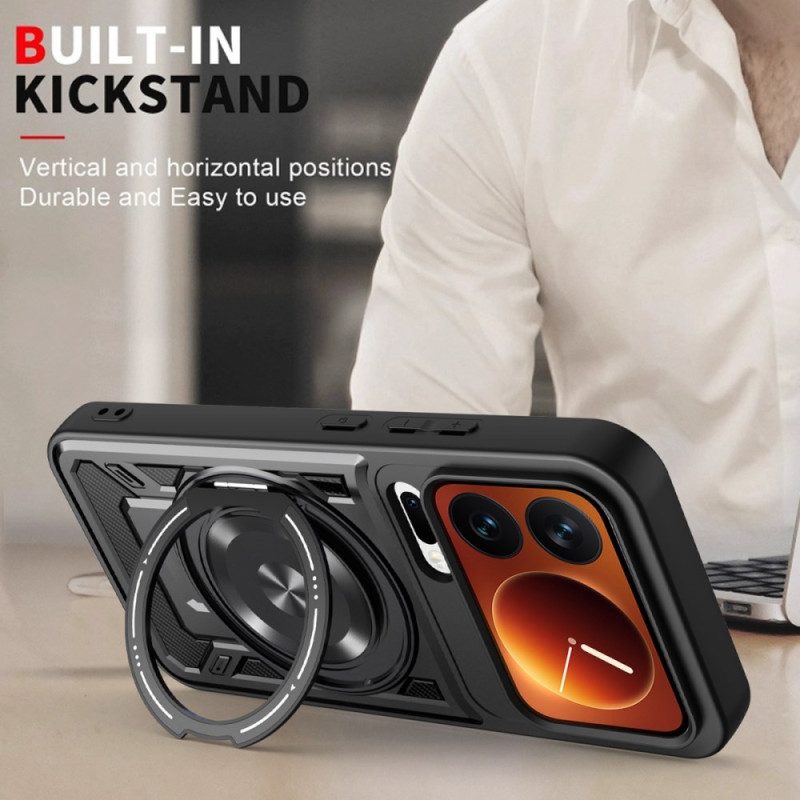 Skal Xiaomi 17 Pro Max Magnetisk Med Roterande Stativ