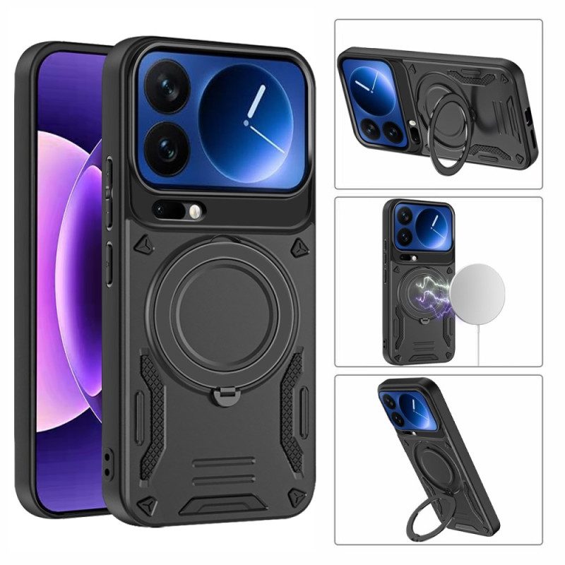 Skal Xiaomi 17 Pro Max Magnetisk Med Roterande Stativ