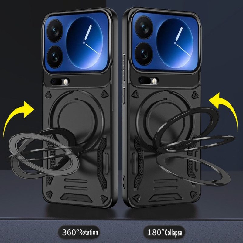 Skal Xiaomi 17 Pro Max Magnetisk Med Roterande Stativ