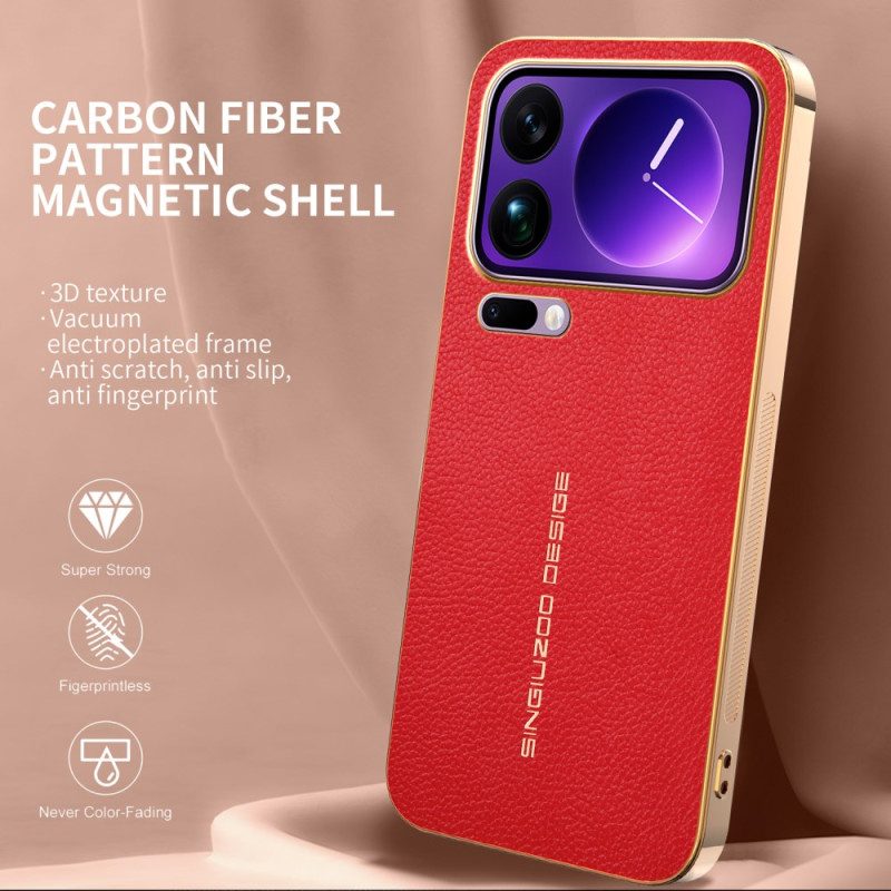 Skal Xiaomi 17 Pro Max Reptålig Litchistruktur
